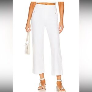 🆕SPANX White Stretch Twill Wide Leg Women's Pants